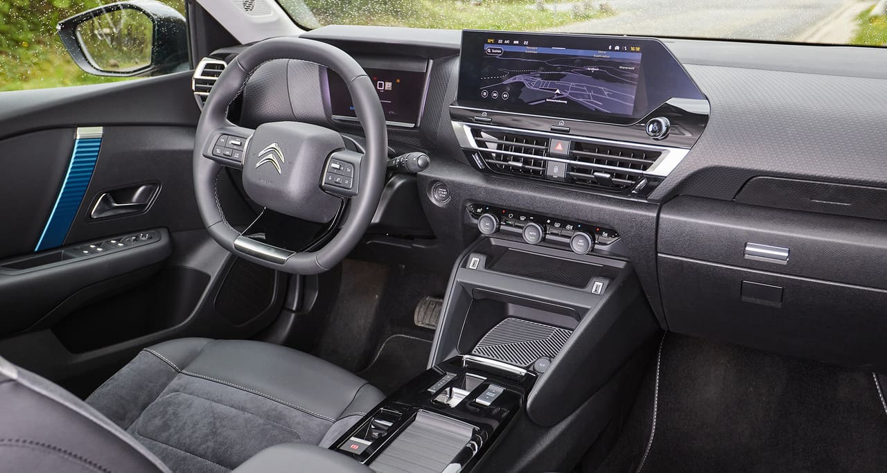 Test Citroën ë-C4 X (Cockpit)